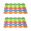 200Stk Transparente Golf Positioniermarken Kunststoff Bunt 5