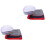 2Sets Breathable Polyester Sailor Hat Scarf Set Assorted Color Costume 5