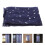 2Pcs Navy Window Tulle Sheer Curtains with Romantic Star Pattern 2