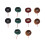 80 Pcs Grinding Head Scouring Pad 1