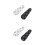 Set Of 2 Scissors Kitchen Table Mats Waterproof Clear Protector 8