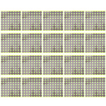 80 Sheets Round Target Stickers Self-Adhesive Labels
