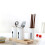 2Pcs Flatware Organizer With Wood Base For Spoons Forks Chopsticks 7