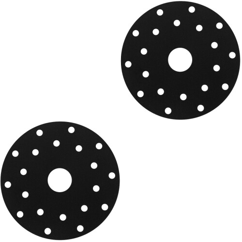 2Pcs Heat Conduction Fin Black Sheet for Home Kitchen Cookware 2
