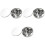 72Pcs Creative Stainless Steel Cake Baking Cookie Cutter Molds Silver 3