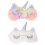 6 Pcs Unicorn Eye Patch Travel Plush White Face Goggles 1
