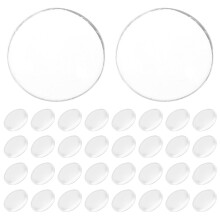 Glass Patch Round Glass Charms Clear Dome Flatback Diy Acrylic