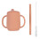 2Pcs Baby Silicone Straw Cup Leak-Proof With Handles 2