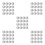 250 Pcs Silicone Shower Head Nozzles Replacement Universal Spout 6