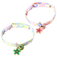 10 Pcs Cute Cat Collar With Flower Bell Adjustable For Cats Dogs