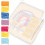 60 pcs thickened transparent stackable plastic shoe boxes size l white 7