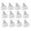 250 Pcs Silicone Shower Head Nozzles Replacement Universal Spout 2