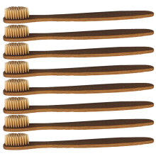 Bamboo Toothbrush Wooden Toothbrush With Bristles 16pcs