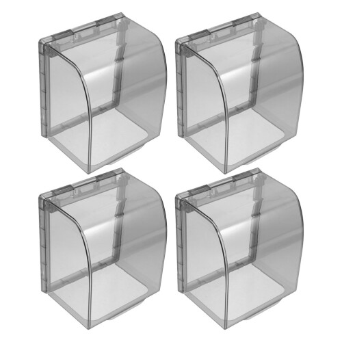 12 Pcs 86 Type PVC Waterproof Electrical Outlet Cover