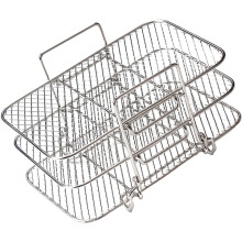 3Pcs Multi-Layer Stainless Steel Air Fryer Rack for Kitchen Use Silver