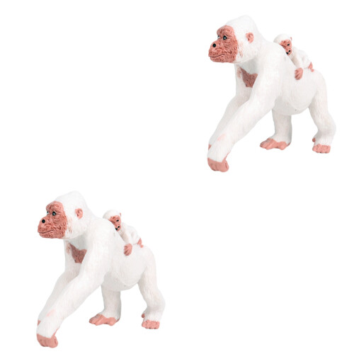 2pcs Child White Household Sculpture 2