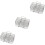 3Pcs Multi-Layer Stainless Steel Air Fryer Rack for Kitchen Use Silver 5