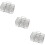 3Pcs Multi-Layer Stainless Steel Air Fryer Rack for Kitchen Use Silver 9
