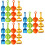 3 Sets Kids Beach Sand Plastic Rake Sifter Toy 8