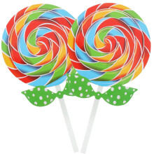 10 Pcs Lollipop Prop Large Candy Ornament Fake Food Festive Photo Toy