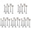 30 Pcs Miniature Train Construction Telegraph Poles Sand Table Scene 4