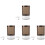 4Pcs Electric Makeup Brush And Sponge Cleaner Automatic 4