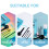One Set Eyebrow Dye Cream With Comb And Combing Gel 8