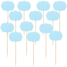2 Food Labels Buffet Signage Cupcake Toppers Appetizer Signs