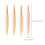 4 Pieces Pastry Rolling Pin For Baking Small Dough Roller Sticks 11