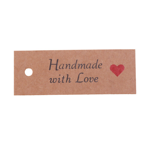 Raindrops 2 Pcs Sticker Handmade Gift Tag Size 1