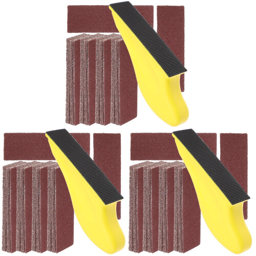 3 Sets Discs Assorted Sand Paper Dry Sandpaper - Grit 1