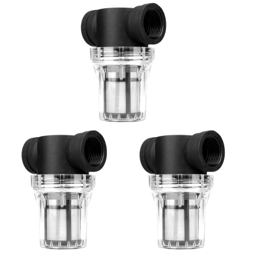 3 Pcs Transparent Water 1" Interface 80 Mesh 1