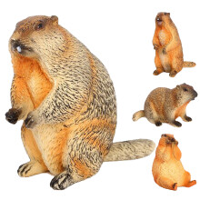 8 Pcs Groundhog Figurine Wildlife Animal Model Toy