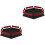2 Pcs Duel Gyro Plastic Stadiums Disk Arena Toy For Playing 4