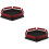 2 Pcs Duel Gyro Plastic Stadiums Disk Arena Toy For Playing 7