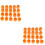 40 Pcs Nut Cover Wheel Protector Tire 9