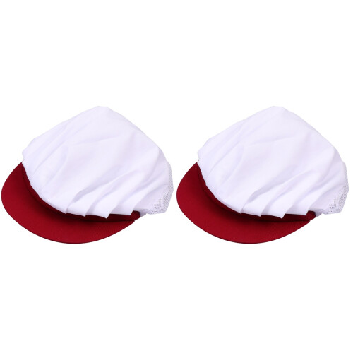 2pcs Waiter Hat Mesh Men And Women 1