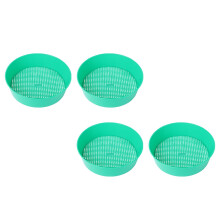 12Pcs Professional Gardening Classifier Green Plastic Sifting Pan