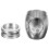 2Pcs Silver Alloy Pet Urns Small Keepsake Dog Cat Ashes Storage 1