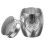 2Pcs Silver Alloy Pet Urns Small Keepsake Dog Cat Ashes Storage 3