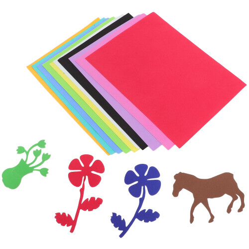 30Pcs Premium Material Craft Sheets Assorted Colors for DIY and Art