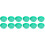 12Pcs Professional Gardening Classifier Green Plastic Sifting Pan 5