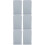 6 Pcs Simple Metal Book Ends For Home Desktop Organizer 9