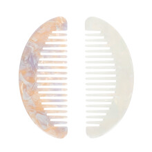 2 Pcs Wide Tooth Comb Travel Miss Professional Combs Home Hairstyling