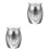 2Pcs Silver Alloy Pet Urns Small Keepsake Dog Cat Ashes Storage 5