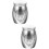 2Pcs Silver Alloy Pet Urns Small Keepsake Dog Cat Ashes Storage 9