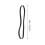 2 Pcs Vinyl Record Player Belt Rubber For Phonograph Black Drive 11