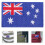 20 Pcs Australia Badge Embroidered Patch With Fastener Backing 9