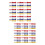 200Pcs Assorted Color Golf Tees 70Mm Rubber Sturdy for Practice Mats 7