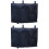 2Pcs Navy Fabric Bedside Storage Bag Multipocket Organizer for Gadgets 5